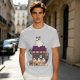 Olive T-Shirt With Ghost Ramen Shop Graphic