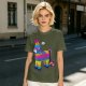 Oops Donkey Pinata Graphic Olive Green T-Shirt