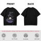Olive t-shirt with witch cat in coffee cup 'Hocus Pocus I Need Coffee'