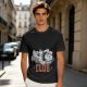 Olive T-Shirt With Cartoon Characters And 'CLUB' Graphic Print