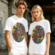 Gaming Character Grill Graphic Olive T-Shirt