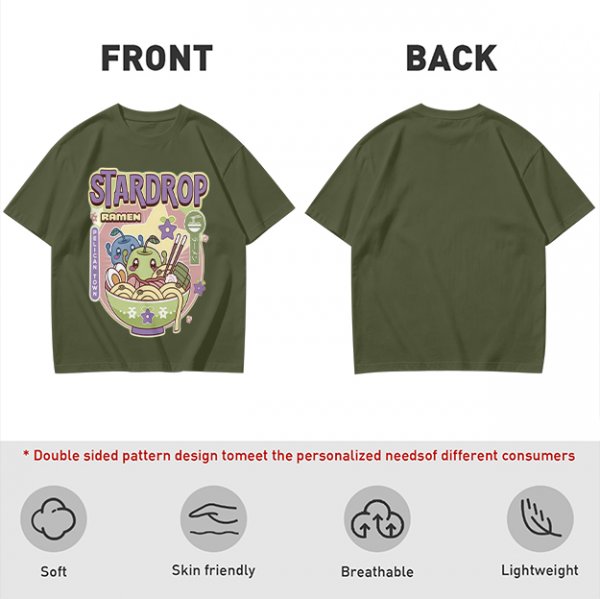 Stardrop Ramen Pelican Town Cute Graphic T-Shirt