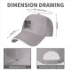 Black baseball cap with Mental Fest themed band-style print