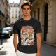 Olive T-Shirt With Retro Portable Video Games Cartoon Print