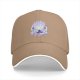 Black Baseball Cap With Anime Themed Graphic Print