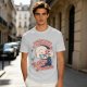 Olive Graphic T-Shirt With Sarcastic Skull Problem Quote