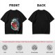 Spirited Away anime graphic olive green short sleeve t-shirt
