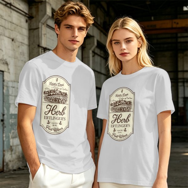 Herb Ertlinger's Fruit Wines Schitt's Creek Themed T-Shirt