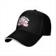 Black Baseball Cap With Buff Hello Kitty One Trip Club Print