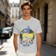 Olive T-Shirt with Dark Magician Girl Anime Graphic Print