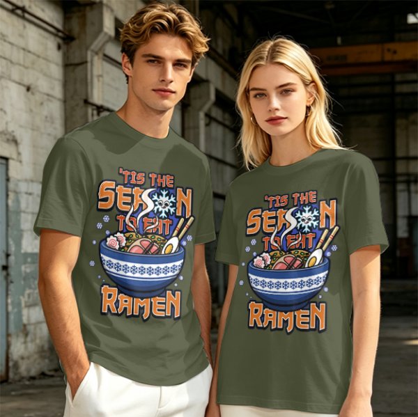 Tis The Season To Eat Ramen Graphic T-Shirt