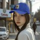 Black baseball cap with tarot card style coffee graphic