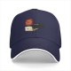 Black Baseball Cap With Funny Cat Purr My Last Email Laptop Print