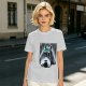 Olive T-shirt with My Neighbor Totoro Rain Scene Print