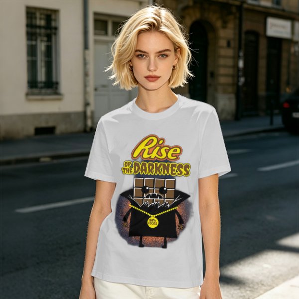 Rise of the Darkness Vampire Chocolate Bar Graphic T-Shirt