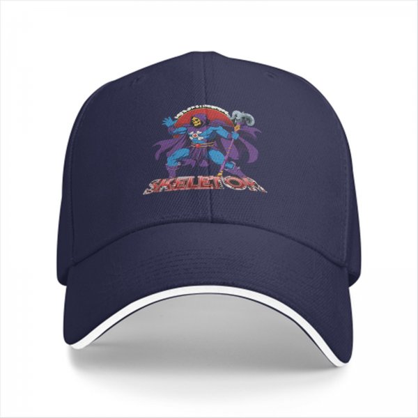 Black Baseball Cap Featuring Skeletor from Masters of the Universe