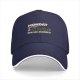 Black baseball cap with 'Monday Would Not Recommend' print
