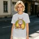 Totoro in Yellow Cardigan with Catbus Graphic T-Shirt