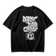 Olive Graphic T-Shirt With 'Damn Fine Coffee' Skull Mug Print