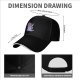 Black Baseball Cap With Raccoon I Love Trash Graphic