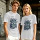 Olive graphic t-shirt with funny food and wine quote design