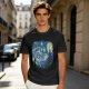 Olive T-Shirt with Starry Night Art Print