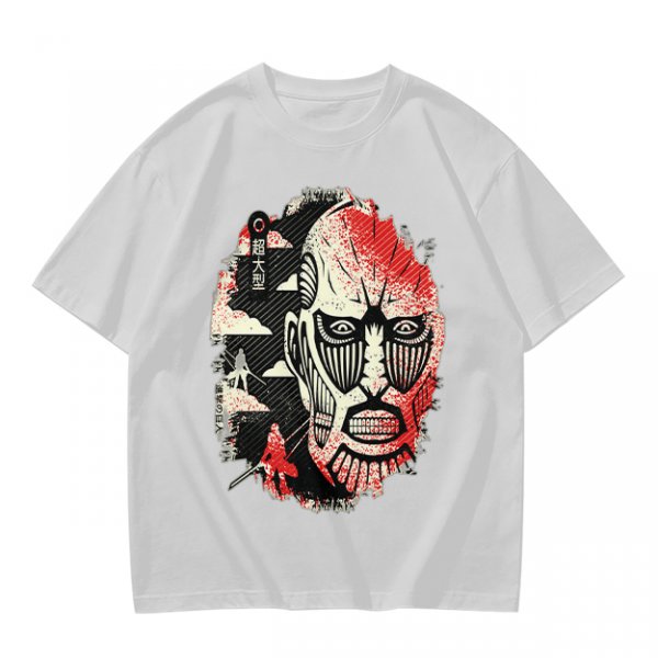 Attack on Titan Colossal Titan Graphic Olive T-Shirt