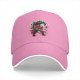 Black Baseball Cap With Devil Hunter Dante Graphic Print
