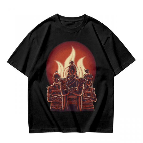 Avatar Fire Nation Characters Graphic Tee