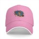 Black Baseball Cap With Fantasy Dice Splash Art Design