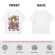 One Piece Luffy Ramen Peace Sign Anime Graphic T-Shirt
