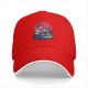 Black Baseball Cap With Playful Sushi Character Art Print