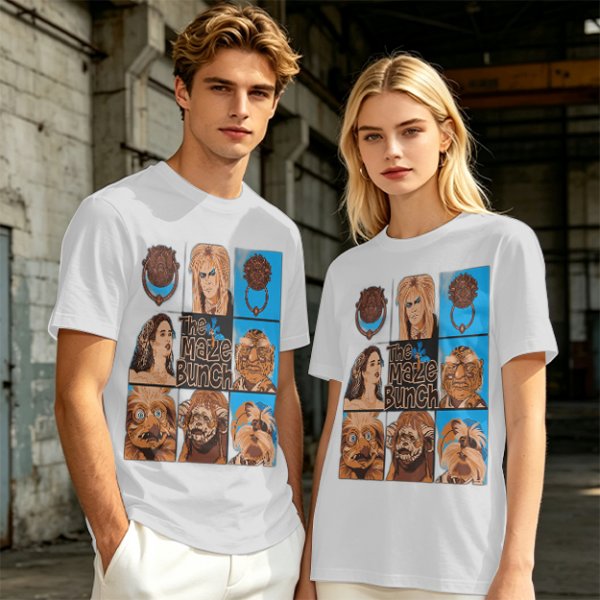 The Maze Bunch Labyrinth Character Graphic T-Shirt