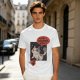 Olive cat graphic t-shirt with 'I don't wanna adult' print