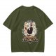 I Love Spooky Season Halloween Cat Ghost Graphic T-Shirt