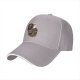 Black baseball cap with 'Enjoy Your Monday' grim reaper coffee graphic