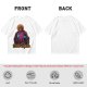 Olive t-shirt with skeleton religious graphic and Ecclesia Grayskullis text