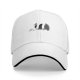 Black Baseball Cap With Studio Ghibli Character Silhouette Print