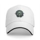 Black baseball cap with mystical occult graphic print