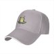 Black baseball cap with meditating frog graphic