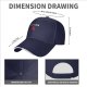 Black baseball cap with 'All of Us Are Red' text and red graphic