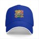 Black baseball cap with Chucky Charms horror cereal graphic