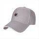 Black Baseball Cap With Subtle Dark Artwork Design