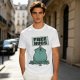 Olive T-Shirt With Free Hugs Monster Graphic Print