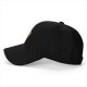 Black Baseball Cap With Funny Donut Shaped Beagle Dog Print