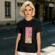 Olive T-Shirt With Ramen Tarot Card Style Graphic Print