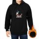 Black Hoodie With Yes I'm An Artist Cat Artist Print