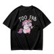 Olive T-Shirt with Too Fab Cool Unicorn Graphic Print