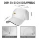 Black Baseball Cap With Cute Sad Cartoon Face Graphic