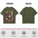 Halloween Animal Cupcake Graphic T-Shirt For Spooky Season
